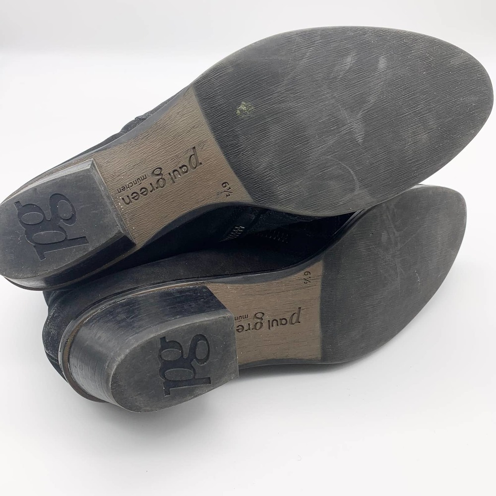 PAUL GREEN Malibu Nubuck Sliced Double Zip Booties - Picture 10 of 14